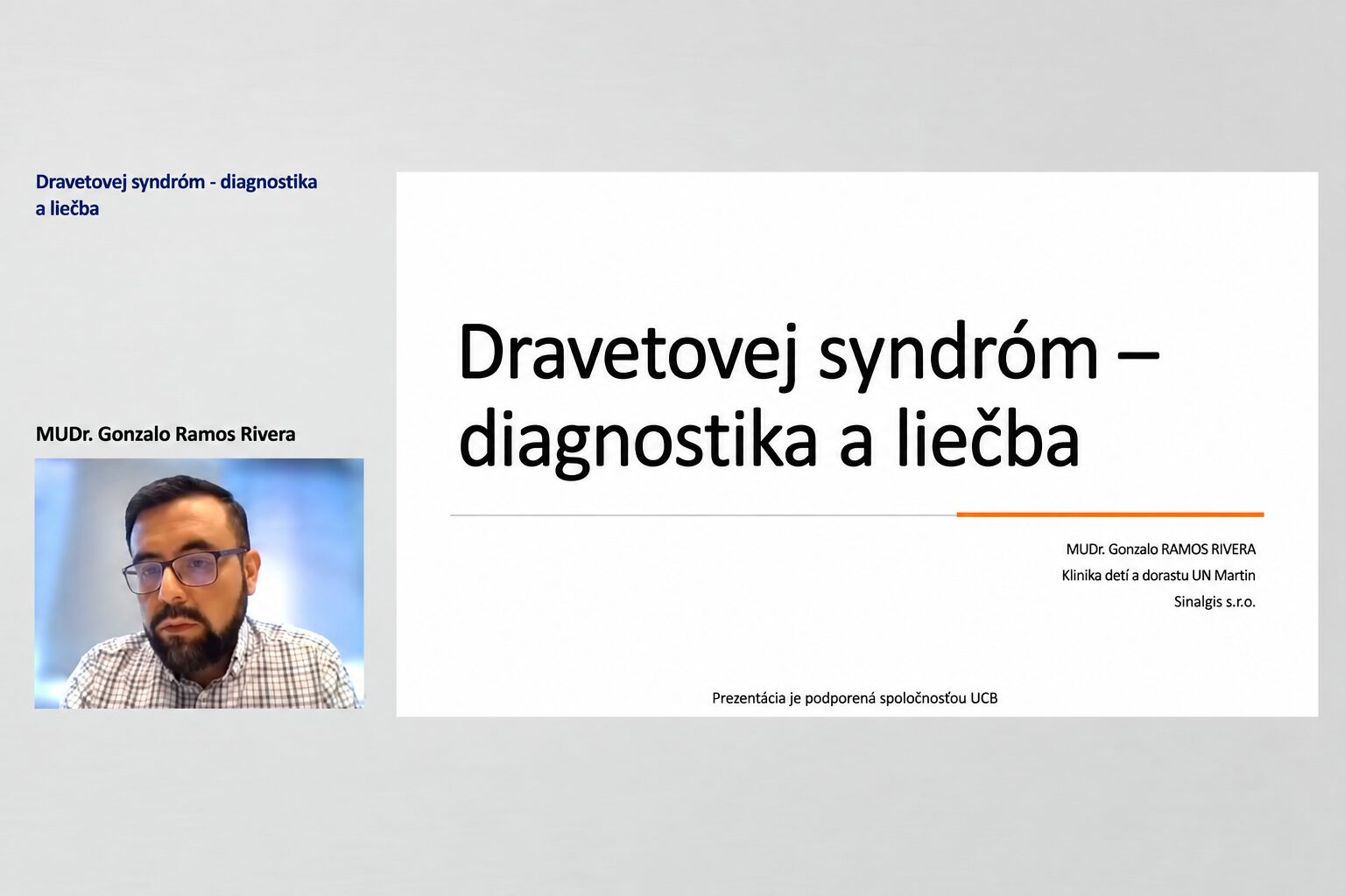 Seminár /webinár: Dravetovej syndróm – diagnostika a liečba